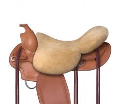 WESTERN SADDLE SEAT SAVER MATTES IN PURE WOOL UNIVERSAL - 4456