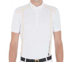 MALE EQUESTRO POLO SHORT SLEEVE PERFORATED TECHNO FABRIC - 9749