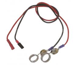 PAIR OF WIRES FOR 12 V BATTERY CONNECTION AND ELETRIC FENCE - 7210