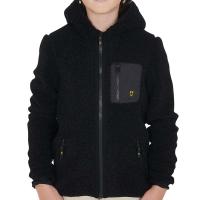 EQUESTRO JUNIOR TEDDY JACKET IN SOFT PLUSH WITH HOOD