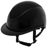 EQUESTRO LUXURY WIDE VISOR HELMET WITH CRYSTALS