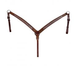 WESTERN BREASTCOLLAR WITH SILVER WIRE - 4779