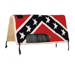 WESTERN SADDLE PAD SOUTHERN FLAG - 5060