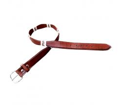 POOL’S WESTERN LEATHER BELT model RAWHIDE - 4138