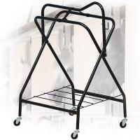 VARNISHED IRON FOLDING SADDLE RACK