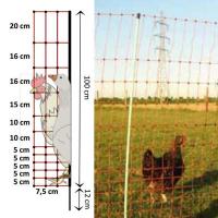 ELECTRIFIED NETWORK FOR CHICKENS AND GEESE REEL 50 MT