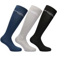 SET OF 3 PAIRS CAVALLERIA TOSCANA UNISEX TECHNICAL SOCKS JACQUARD