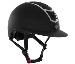 EQUESTRO ECLIPSE STONE MATT WIDE VISOR RIDING HELMET - 2102