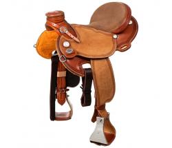 WESTERN SADDLE WEST WOOD CLASSIC LADYWADE with WORKED BORDER - 4860