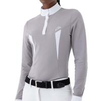 WOMEN’S LONG-SLEEVE COMPETITION POLO EQUILINE CARRIB