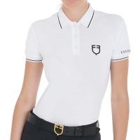 WOMEN'S EQUESTRO POLO SHIRT SHORT SLEEVED