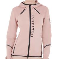 EQUESTRO WOMEN'S TRAINING HOODIE IN TECHNICAL JERSEY