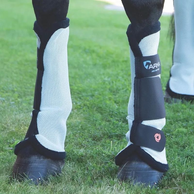 Shires Equestrian Equine Horse Airflow Turnout Socks Fly Boots Pack of 4