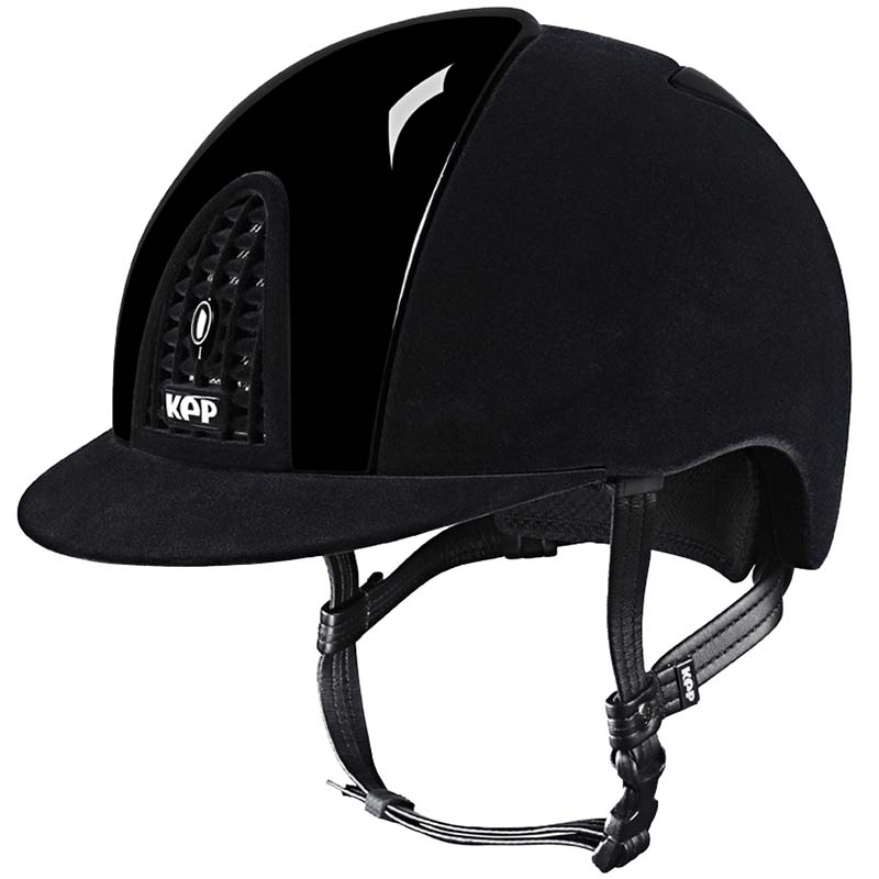 Kep Italia Helmet Model Cromo Full Velvet With Shiny Insert Front Myselleria 