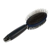 HKM DUAL-USE MANE & TAIL BRUSH WITH GEL HANDLE 