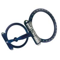 RING SNAFFLE WITH DECORATION AND INSERTS