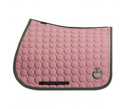 CAVALLERIA TOSCANA JUMPING SADDLE PAD GEOMETRIC QUILTED - 9624