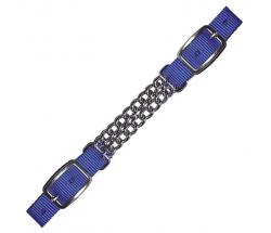 NYLON CURB STRAP WITH DOUBLE CHAIN - 4511