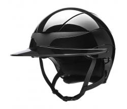 EQUILINE XANTO RIDING HELMET SHINY WITH WIDE VISOR - 3253