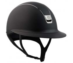 SAMSHIELD MISS SHIELD 2.0 SHADOWMATT HELMET WITH CHROME BLASON - 3264