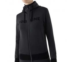 EQUILINE WOMEN'S HOODED ZIP-UP SWEATSHIRT WITH VELVET BAND - 9232