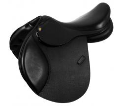 EQUESTRO JUMPING SADDLE IN EMBOSSED LEATHER - 2721