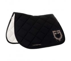 EQUESTRO JUMPING SADDLE PAD WITH CRYSTAL LOGO - 2959