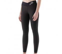 EQUILINE WOMEN'S KNEE GRIP LEGGINGS CIBEK WITH V-SHAPED WAISTBAND - 9299