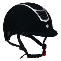 EQUESTRO ECLIPSE PLAIN VELVET HELMET