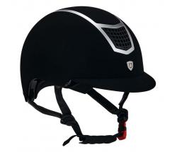 EQUESTRO ECLIPSE PLAIN VELVET HELMET - 2104