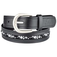 LEATHER BELT JEWEL ELT WITH CRYSTALS